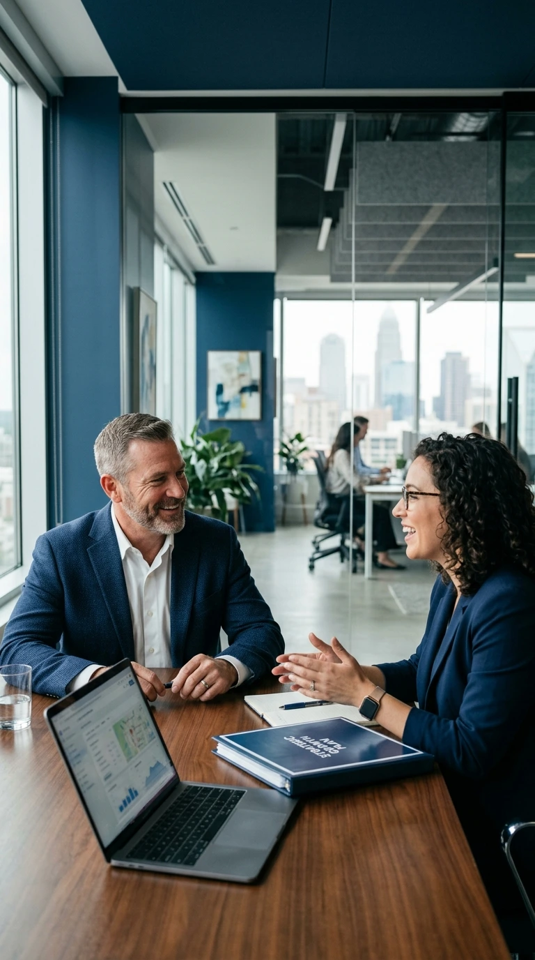 Digital marketing strategy and business growth planning for roofing companies
